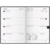 Taschenkalender 723 7,6x11,2cm 1 Woche/2 Seiten Leder schwarz 2025