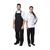 Nisbets Essentials Chef Bib Aprons in Black - Polycotton - Pack of 2