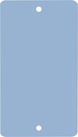 Frachtanhänger - Blau, 7.5 x 13 cm, Kunststoff, 2 x Befestigungslöcher, Matt