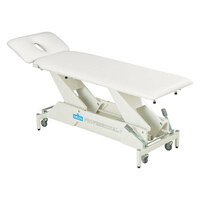 Delta Therapieliege DP2 mit Radhebesystem, White - Pearl, 55 cm