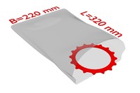 Flachbeutel, 100 µ, 220 x 320 mm (B x L)