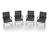 Titelbild: 4 Konferenzstühle / Besucherstühle MARINA, schwarz
