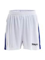 Craft Shorts Progress Short Contrast Jr 158/164 White/Club Cobolt