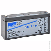 Batterie(s) Batterie plomb etanche gel A506/3.5S 6V 3.5Ah F4.8