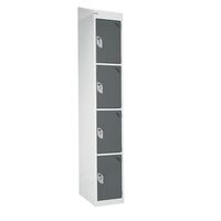 Standard lockers with sloping top