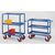 Heavy duty steel shelf trolley