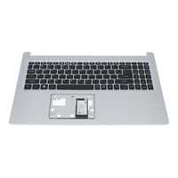 Acer Laptop Toetsenbord Qwerty US + Top Cover - Zilver