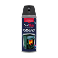 PlastiKote 440.0026030.076 26030 Wood Stove Twist & Spray Black 400ml