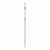 25.0ml Graduated pipettes Soda-lime glass class B amber stain graduation type 3