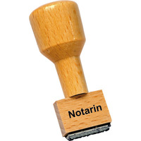 SoldanPlus Holzstempel "Notarin"