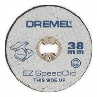 Dremel 2615S456JC Disco de corte para metal EZ SpeedClic SC456 para multiherramientas Dm 38,0mm blister 5 uds