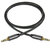 Uniwersalny kabel przewód mini jack AUX 2m czarny