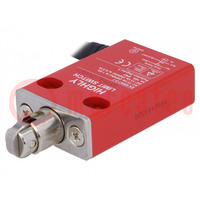 Limit switch; transversal metal roller Ø12mm; NO + NC; 5A; IP67