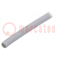 Tubo di protezione; Dimensione: 16; grigio; L: 25m; -5÷60°C; RKGL