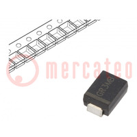 Diodo: raddrizzatore; SMD; 1kV; 3A; 500ns; SMB; Ufmax: 1,3V