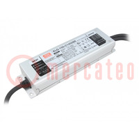 Power supply: switched-mode; LED; 133W; 54÷95VDC; 1400mA; IP67