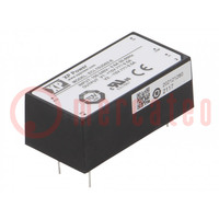 Convertidor: AC/DC; 15W; 85÷264VAC; Ualim: 120÷370VDC; Usal: 15VDC