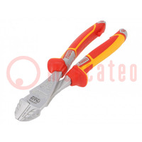 Pliers; side,cutting,insulated; 200mm; Cut: with side face
