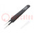 Tweezers; Blade tip shape: sharp; Tweezers len: 113mm; ESD