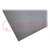 Bench mat; ESD; L: 1.2m; W: 0.6m; Thk: 3.2mm; PVC,vinyl; grey; <14MΩ