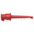 Clip-on probe; hook type; 5A; 60VDC; red; 2.29mm; L: 59.69mm; 30VAC