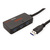ROLINE Hub USB 3.2 Gen 1 4 ports avec Repeater, noir, 10 m