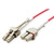 ROLINE FO Jumper Cable 50/125µm OM4, LC/LC, Low-Loss-Connector, for Data Center, violet, 15 m