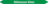 Mini-Rohrmarkierer - Kühlwasser Klima, Grün, 0.8 x 10 cm, Polyesterfolie
