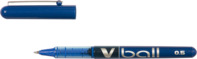 Tintenroller V-Ball 05, mit Kappe, druckresistent, langlebig, dokumentenecht, 0.5mm (F), Blau