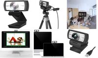 LogiLink Konferenz HD-USB-Webcam mit Dual-Mikrofon, 120 Grad (11117195)