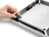 NOVUS TabletSafe iPad, Universeller Tablet-Rahmen velourchrom/weiß