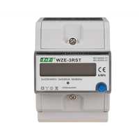 COMPTEUR D'ÉNERGIE TRIPHASÉ 80 A AVEC FONCTION RESET F&F WZE-3RST