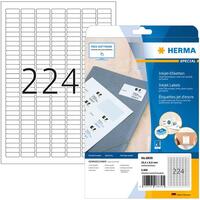 HERMA Inkjet-Etiketten A4 weiß 25,4x8,5 mm Papier 5600 St.