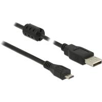 DELOCK USB Kabel A -> Micro-B St/St 2.00m schwarz