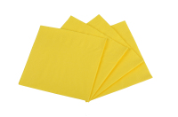 Farbige Tafelserviette AG-181, 33x33cm, gelb