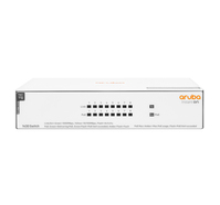 Aruba Instant On 1430 8G Class4 PoE 64W Beállítást nem igénylő (unmanaged) L2 Gigabit Ethernet (10/100/1000) Ethernet-áramellátás (PoE) támogatása Fehér