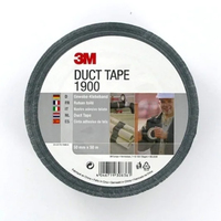 3M 7000071798 duct tape Geschikt voor gebruik binnen 50 m Stof/Weefsel Zwart