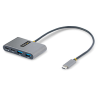 StarTech.com 4-Port USB-C Hub met 100W Power Delivery Pass-Through, 2x USB-A + 2x USB-C, 5Gbps, 30cm Kabel, Compacte Laptop/Desktop USB Type-C naar USB-A/C Hub