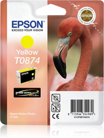 Epson Flamingo Cartucho T0874 amarillo