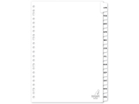 Kangaro PK412JM Tab-Register Index der Registerkarte Monate Karton Weiß