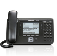Panasonic KX-UT248 IP telefon Fekete LCD