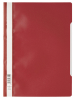 Durable 2573-03 protège documents Polypropylène (PP) Rouge, Transparent