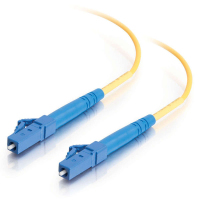 C2G 85604 fibre optic cable 1 m LC OFNR Yellow