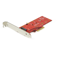 StarTech.com Adaptateur SSD PCIe M2 - x4 PCIe 3.0 NVMe / AHCI / NGFF / M-Key - Low Profile et Full Profile - Adaptateur SSD PCI Express M.2