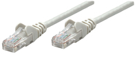 Intellinet Premium Netzwerkkabel, Cat6, U/UTP, 100% Kupfer, Cat6-zertifiziert, RJ45-Stecker/RJ45-Stecker, 30,0 m, grau