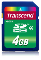 Transcend TS4GSDHC4 memóriakártya 4 GB SDHC