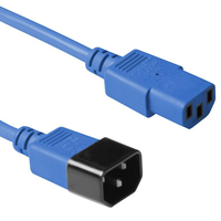 Microconnect PE1413B18 tápkábel Kék 1,8 M C13 csatlakozó