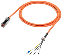 Siemens 6FX3002-5CL02-1BA0 electriciteitssnoer Oranje