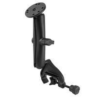 RAM Mounts Double Ball Yoke Clamp Mount with Round Plate
