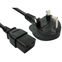 Cables Direct RB-293WH power cable Black 2 m Power plug type G C19 coupler